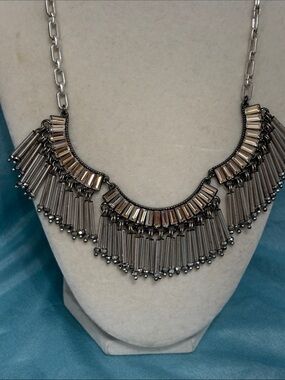 Stella & Dot Twilight Fringe Statement Necklace